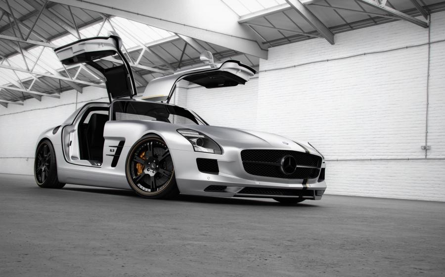 Mercedes-Benz SLS AMG Silver Wing by Wheelsandmore '2012